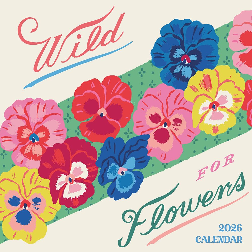 Amazon.com : Wild for Flowers 2026 Mini Wall Calendar, Botanical